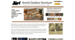 Desktop Screenshot of amishoutdoorfurniture.com